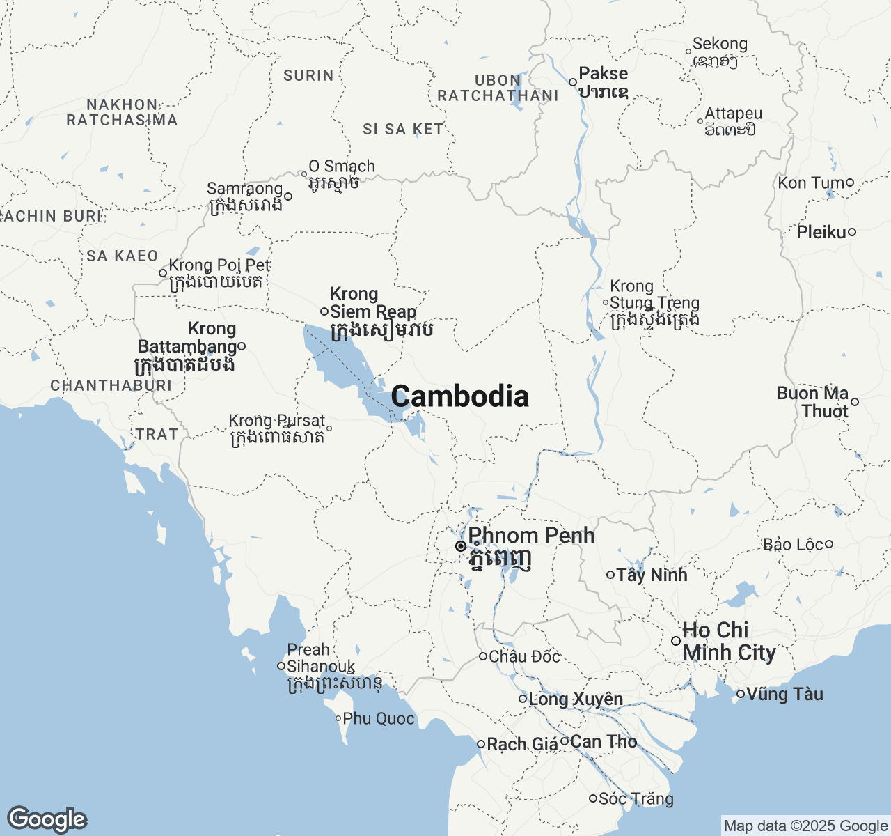 Map of Cambodia